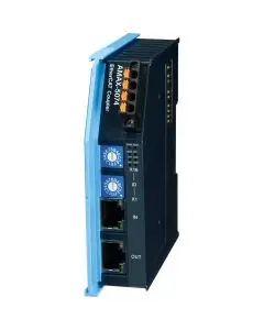 AMAX-5074: EtherCAT Kopplermodul mit ID Switch für Slice IO-Module