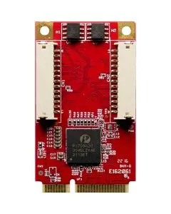 EMPL-22S2-Serie: Netzwerkschnittstelle mPCIe zu Dual 2.5 Gigabit-Ethernet LAN horizontale Module (isoliert)