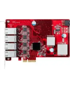 ESPL-G4P1-Serie: PCIe auf vier GbE PoE/PoE+ Module, isoliert