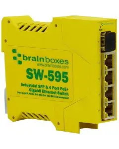 SW-195/SW-595: SFP & 4 Port PoE+ Gigabit Ethernet-Switches