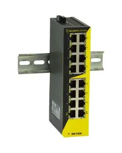 SW-7416: Robuster 14x 10/100 GBit / 2x 1000 GBit Ethernet-Switch