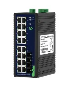 SW3118-2F: Unmanaged 16-Port Ethernet 10/100Base-T(X) & 2-Port 10/100Base-FX SFP Switch