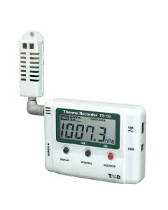 TR-73U: 3-Kanal USB-Datenlogger für Luftdruck, Temperatur und Feuchte