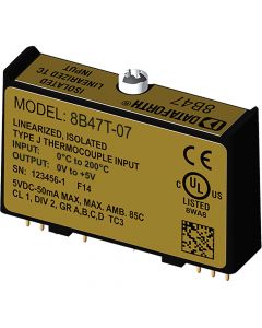 8B47 Isolierter Thermoelement-Messverstärker (linearisierend, 3 Hz)