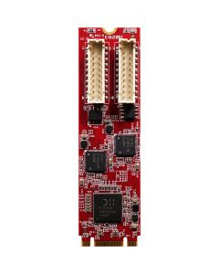 EGPL-G2P4-Serie: M.2 auf dual GbE PoE+ Module