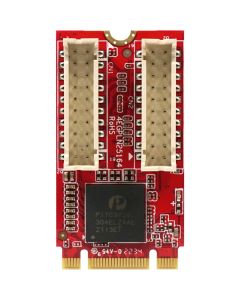 EGPL-G2S2-Serie: Netzwerkschnittstelle M.2 2242 zu Dual GbE LAN Module (isoliert)