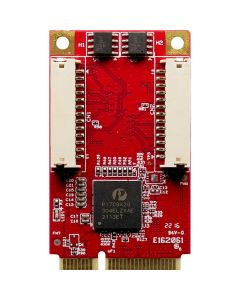 EMPL-22S2-Serie: Netzwerkschnittstelle mPCIe zu Dual 2.5 Gigabit-Ethernet LAN horizontale Module (isoliert)