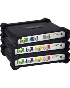 MultiScope-MSW10-Serie: 10-Kanal-WiFi-Oszilloskope bis 500 MSa/s, inkl. Arbiträrgenerator bis 40 MHz