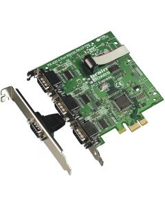 PX-420 Serielle Karte PCIe 3+1xRS232 1MBaud PX