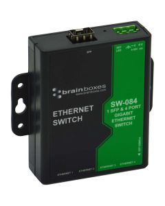 SW-084: 1 SFP & 4 Port Gigabit Ethernet-Switch für die Industrie